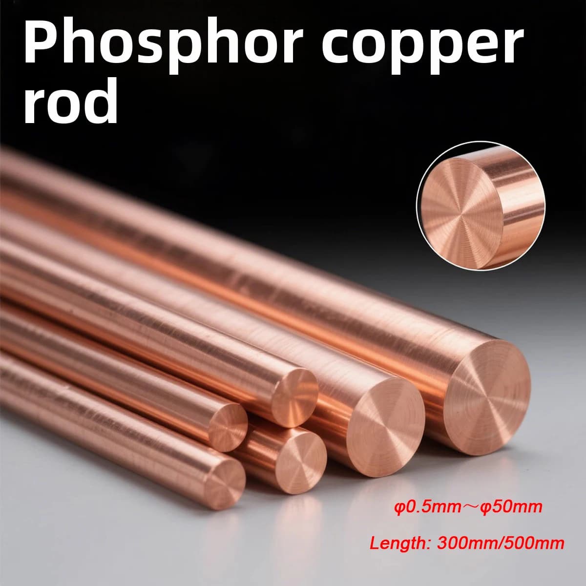 C5191 Phosphor Copper Rod c5440 Easy To Use Phosphor Bronze Rod Qsn6.5-0.1 Solid Wear-Resistant Practical Tin Bronze Rod