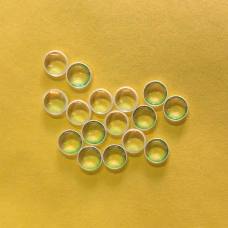100pc 7.66mm Factory Defective Double Convex Magnifying Lens Optical Glass Biconvex Lenses DIY Doublet Aspheric Lenses
