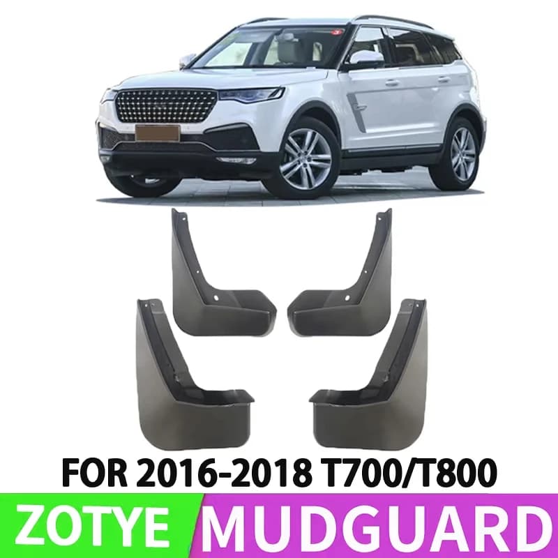 It Is Suitable for 2016-2018 Zotye T700/T800 Car Front and Rear Wheel Special Fender Splash Protection Device