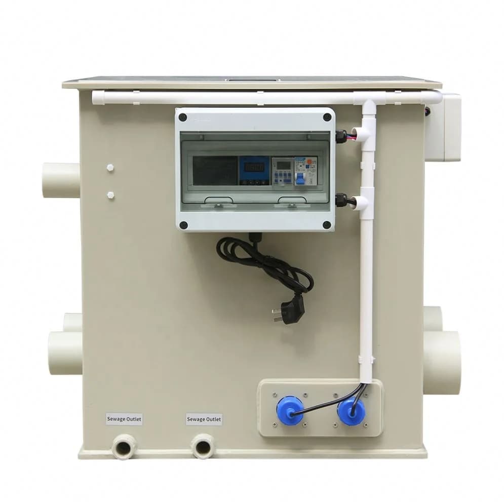 Cowater Aquaculture Water Treatment Equipment 20 T/hour 5280 Gallon Rotary Drum Filter with UV Lamp