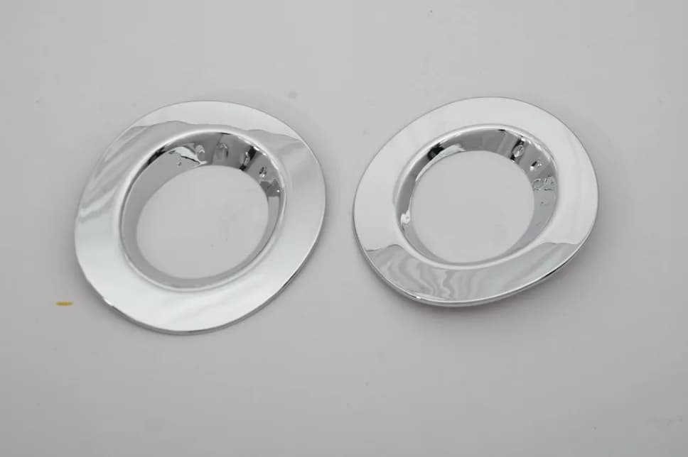 Premium Grade Chrome Front Fog Light Cover For Nissan March Micra K13 2010-2013