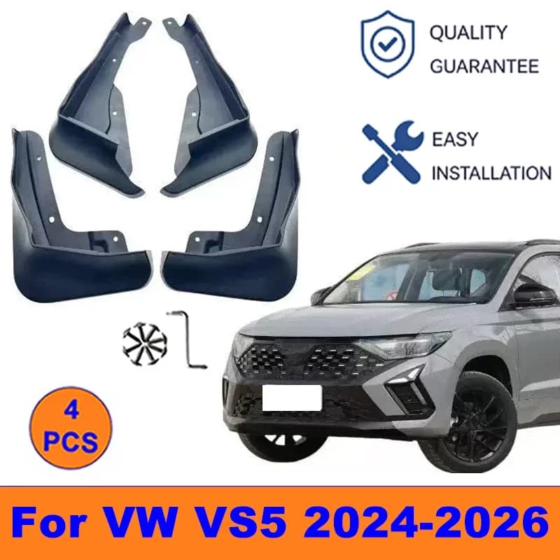 4Pcs Mud Flaps For VW VS5 2024-2026 - Splash Guards Front&Rear Wheel Fender Mudguards Car Exterior Protection Accessories
