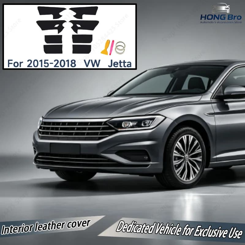 Suitable for Volkswagen VW Jetta15-18 Interior Renovation Door Panel Leather Door Arm Leather Modification