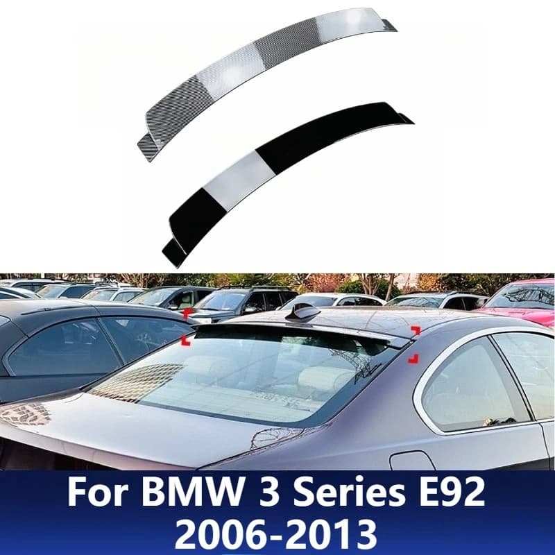For BMW 3 Series E92 2006-2013 Roof Spoiler Rear Wing Tail Lip Small Wing Cross Border Exterior Modification Upgrade  Accessory