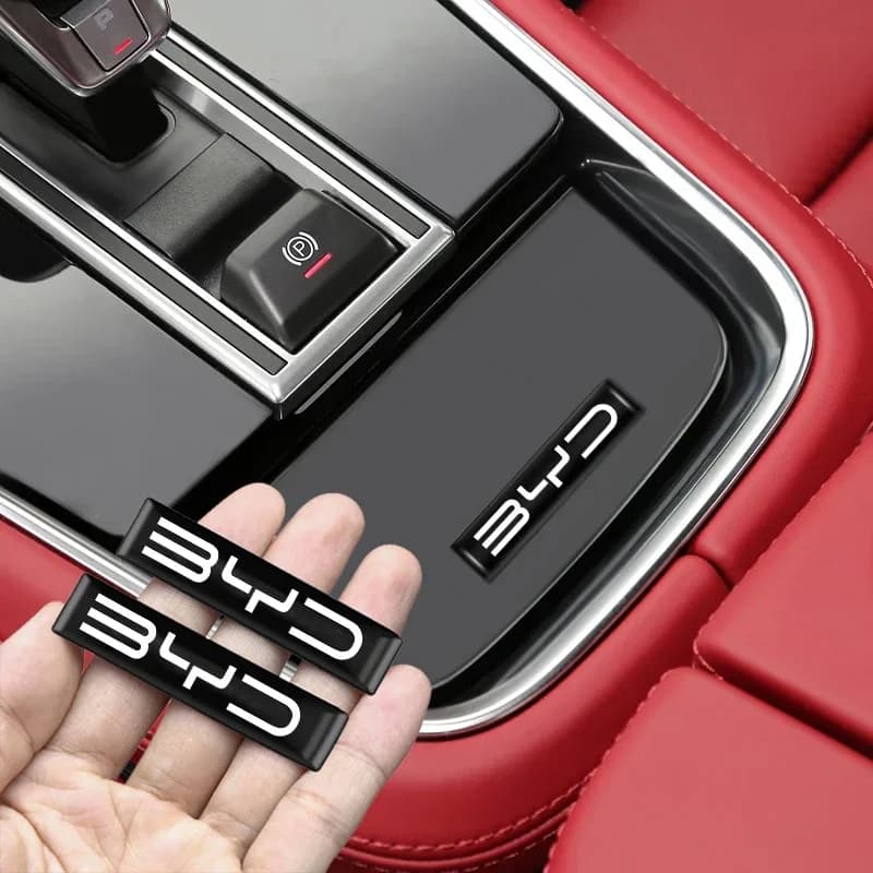 3D Car Badge Emblem Decorative Sticker Decal Accessories For BYD Atto 3 Seal Dolphin Han Tang Song Plus Qin Plus Yuan Plus