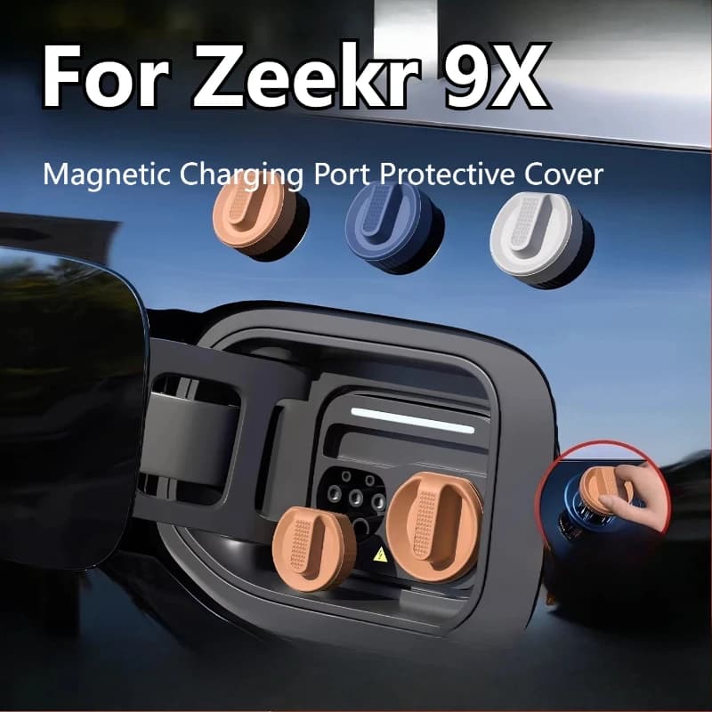 For Zeekr 9X 7X 001 007 Magnetic Charging Port Protective Cover Fast Charging Slow Charging Dustproof Waterproof Protector Cap