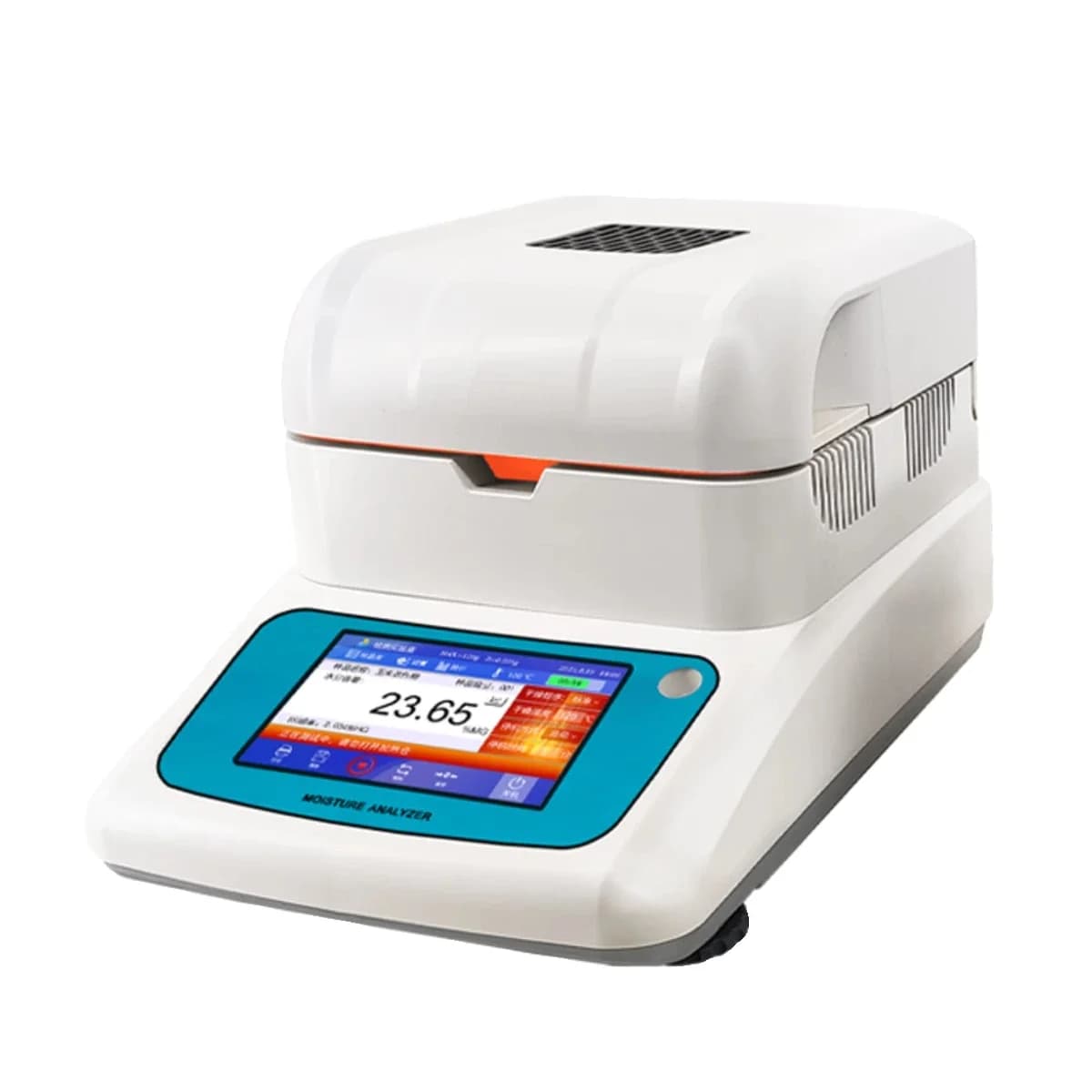 Rapid Moisture Tester Grain PP Granular Plastic Sludge Powder Solid Content Detection Halogen Moisture Tester
