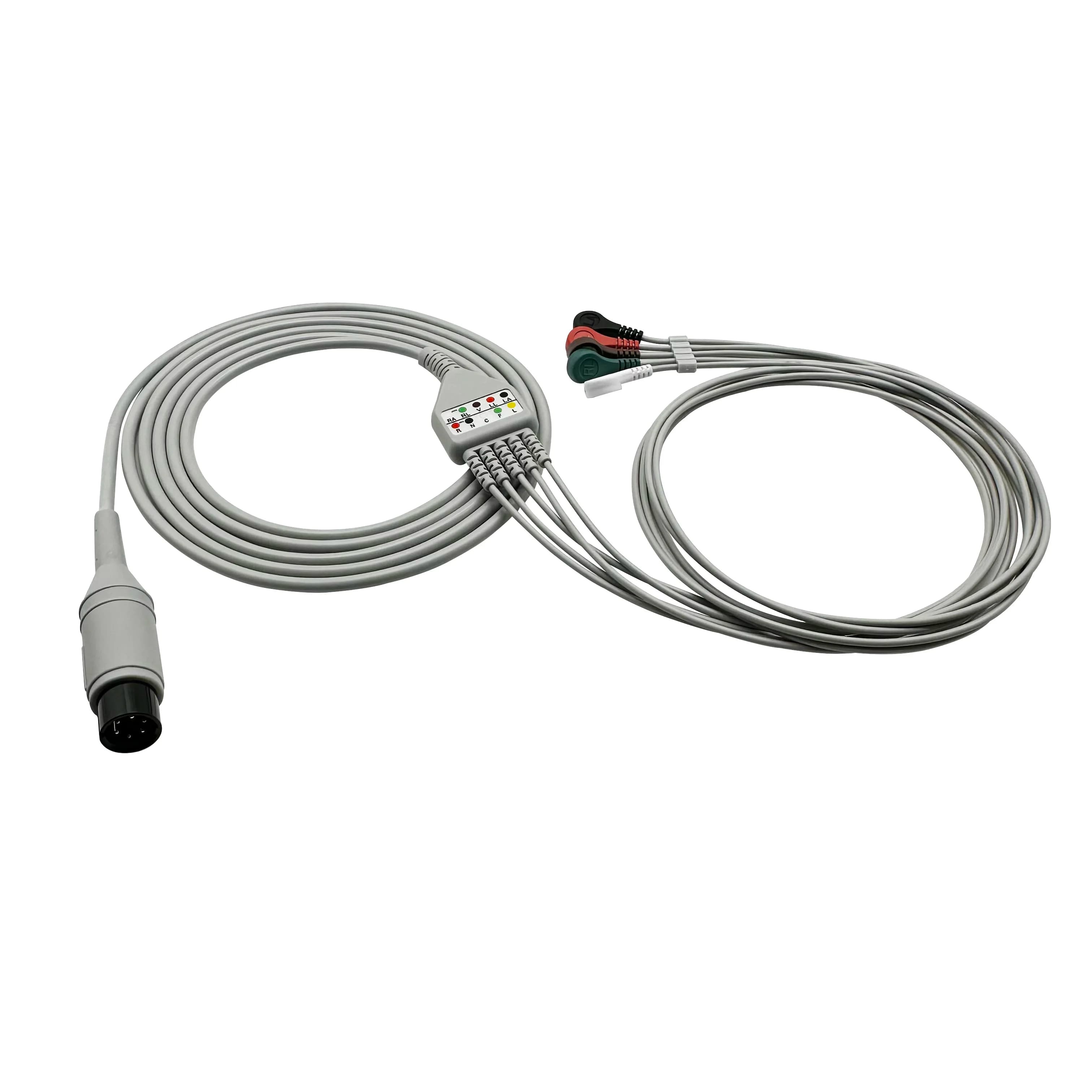 6 Pin ECG Trunk Cable with Leadwire