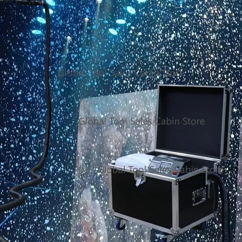 Christmas Festival Snowflake Machine Electric Outdoor Artificial Snow Silent Snow Machine for Party Stage Weeding Halloween