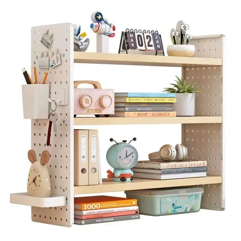 Hole plate rack desktop storage household multi-layer