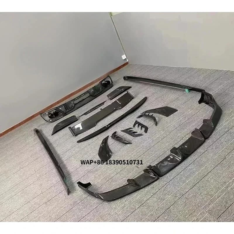 Wholesale LD Style Carbon Fiber Front Lip for X6m F96 Front Bumper Lip