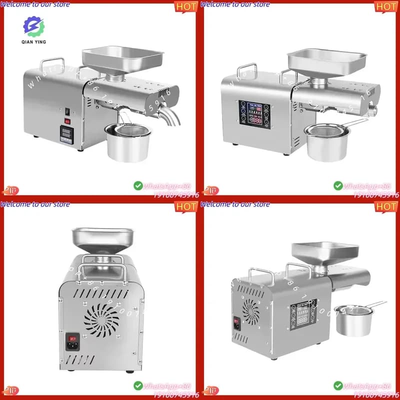 CE Certificate Small Business Home Mini Oil Press Machine Small Oil Mill Machine Cold Press Oil Maker Machine for Home