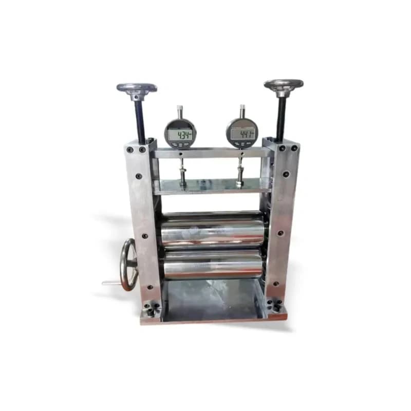 Small Manual Roller Prs with Electronic Dial Gauge kg Lightweight -Month Warranty Intuitive Product Thickns Prsing