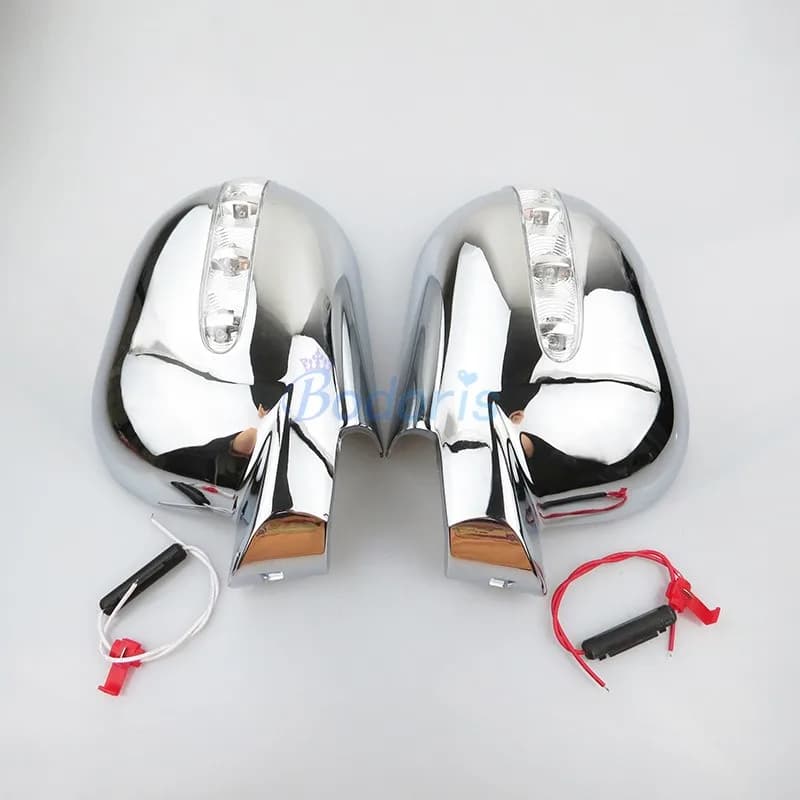 For Mercedes-Benz M-Class W163 ML 1997-2005 Rearview Mirror Cover Side Wing Cap Shell Rear View Overlay Case Car Accessories