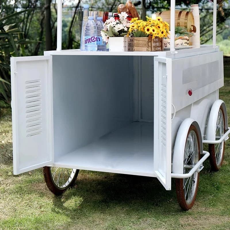 Internet Celebrity Multi-Function Stall Mobile Outdoor Sal Dining Car Commercial Square Promotion Sna