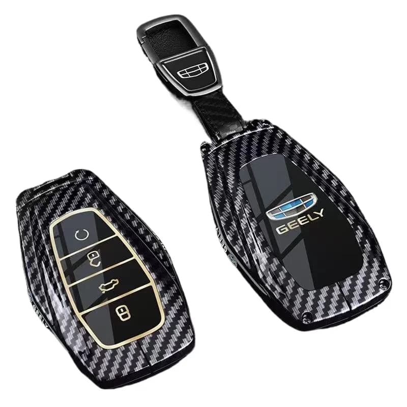 Premium Zinc Alloy Key Cover Case for Geely Xingrui/Boyue/Xingyue/Binrui/Emgrand/Binyue/Icon/Cowboy(2026) - Key Fob Shell