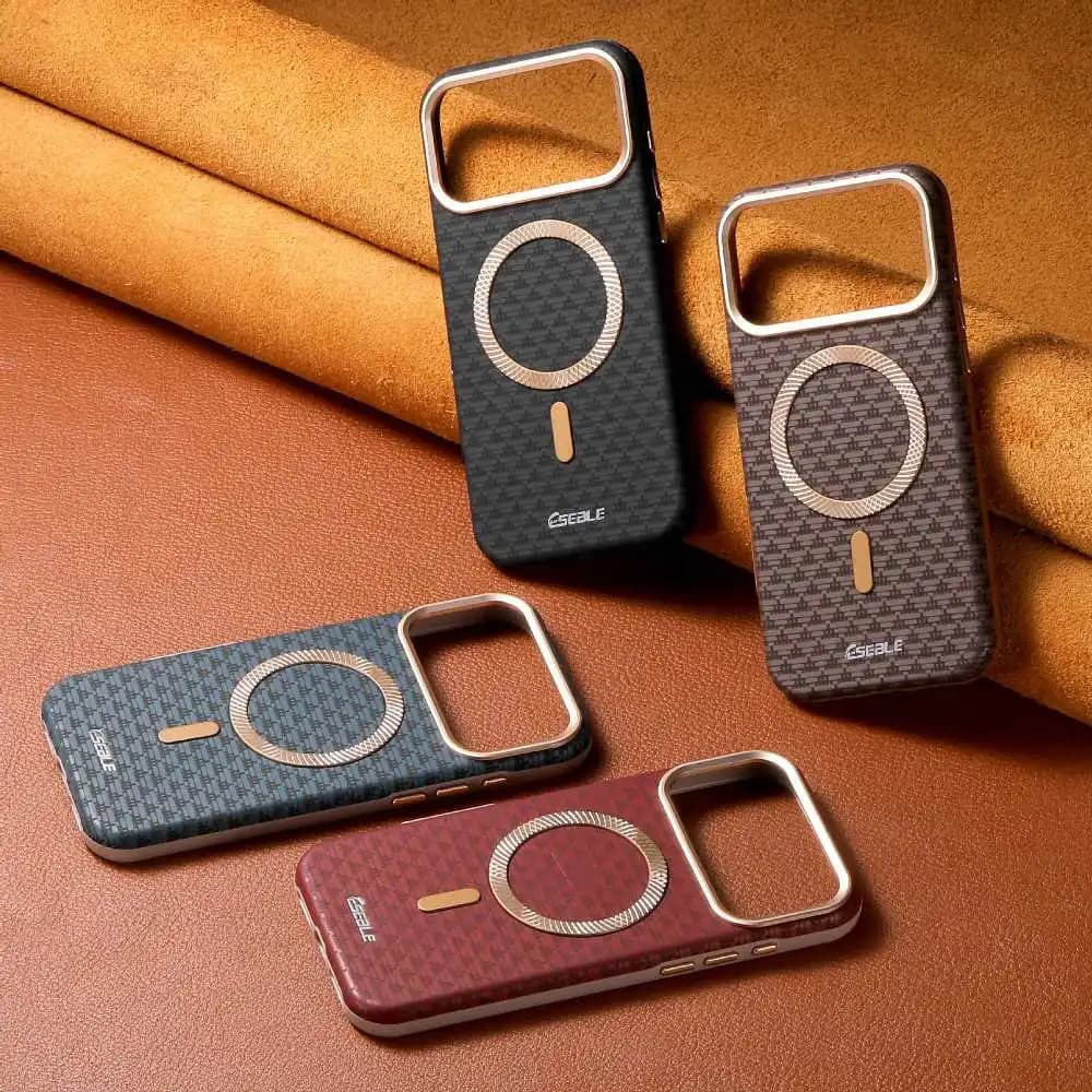 Back magnetic Phone Case for iPhone 17 Air 16 15 14 13 Pro Max with Wireless Charging Protective Cover