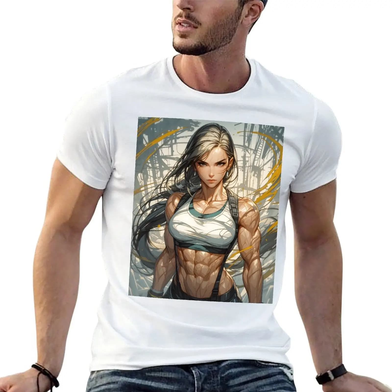 Tifa Lockhart - 38 T-Shirt plus size clothes customs men tshirt