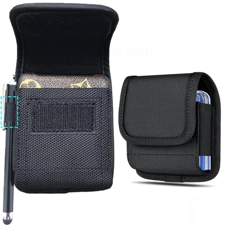 Cases For Samsung Galaxy Z Flip8 5G Waist Phone Oxford Cloth Pouch For Samsung Z Flip 8 6 5 4 Flip7 FE Belt Clip Phone Bag Cover