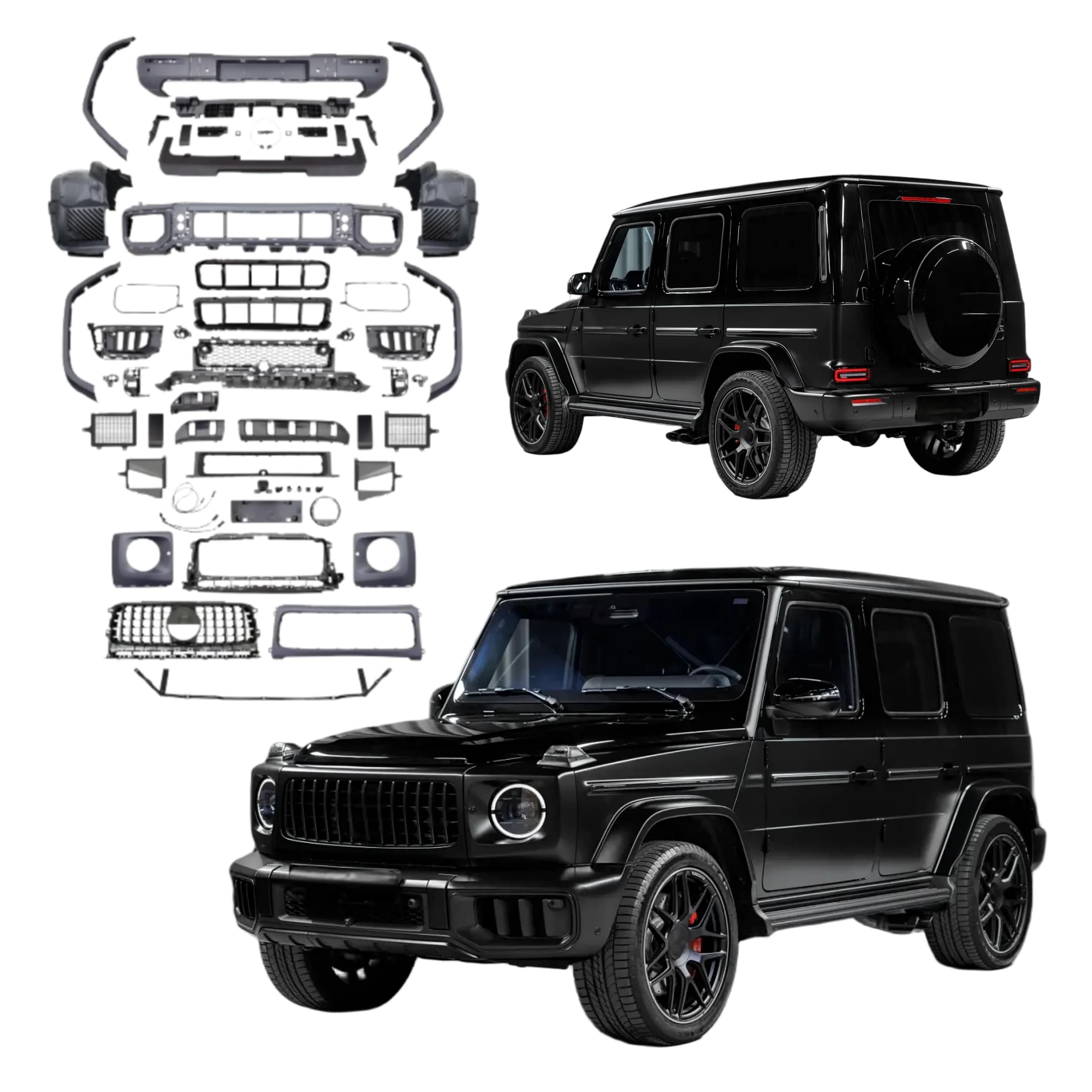 Discount Price Bodykit for Mercedes-Benz G Class W464 2018-2024 Upgrade to W465 2025 AMG G63 Style Bumper Easy Installation