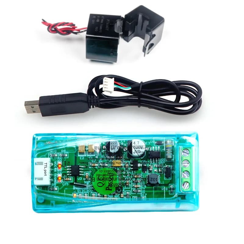 Peacefair New Pattern Voltage Current Frequency Energy Power Volt Meter High-Precision AC Single Phase 100A Ammeter with USB