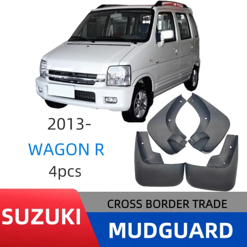 Suitable for 2013 Suzuki Beidou Star Wagon R car tire PP soft rubber material fender Easy No-Drill Installation