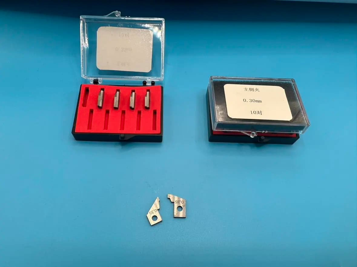 Main side clip, automatic grinder main side clip 2.5mm thickness, clip tip