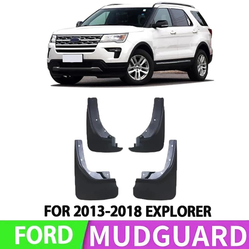 For 2013-2018 Ford Explorer EXPLORER Car Front and Rear Wheel Special Fender Splash Retort