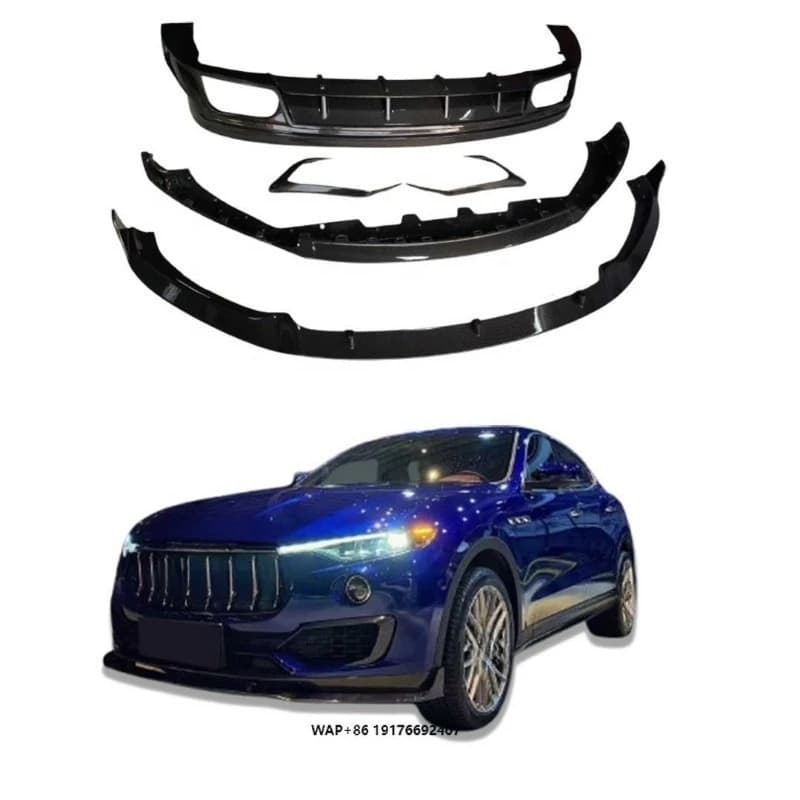Style Carbon Fiber Body Kit for  Levante Includes Auto Body Systems Front Lip Rear Diffuser Side Skirts Bumpers