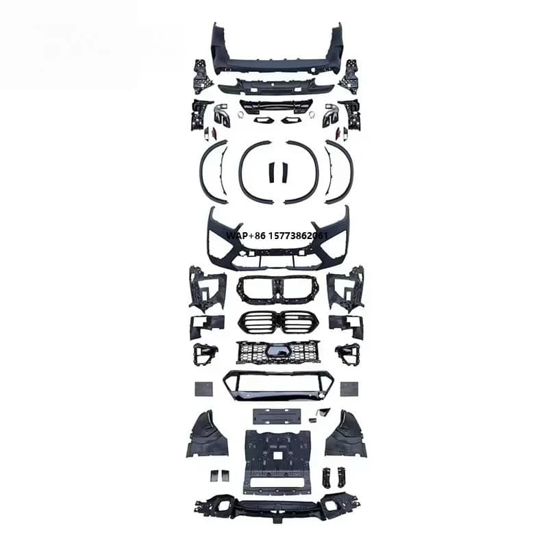 Body Kit Suitable for 24  X5 G05 Modified X5M Kit, Grille, Rear Wheel Arches, Front and Rear Bumpers