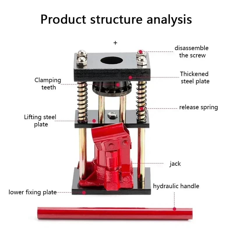 Manual Hydraulic Hose Crimper – High Pressure, Portable Design, On-Site Hose / Pipe Repair