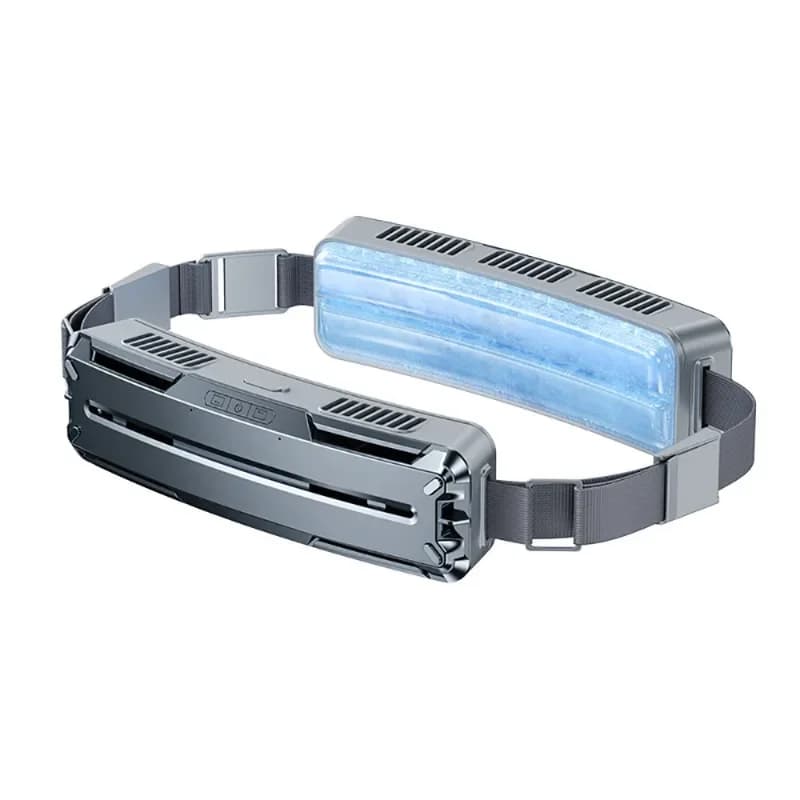 New Ice Compress Waist Fan Outdoor Sports Cooling Powerful Fan Mini Portable USB Belt Fan