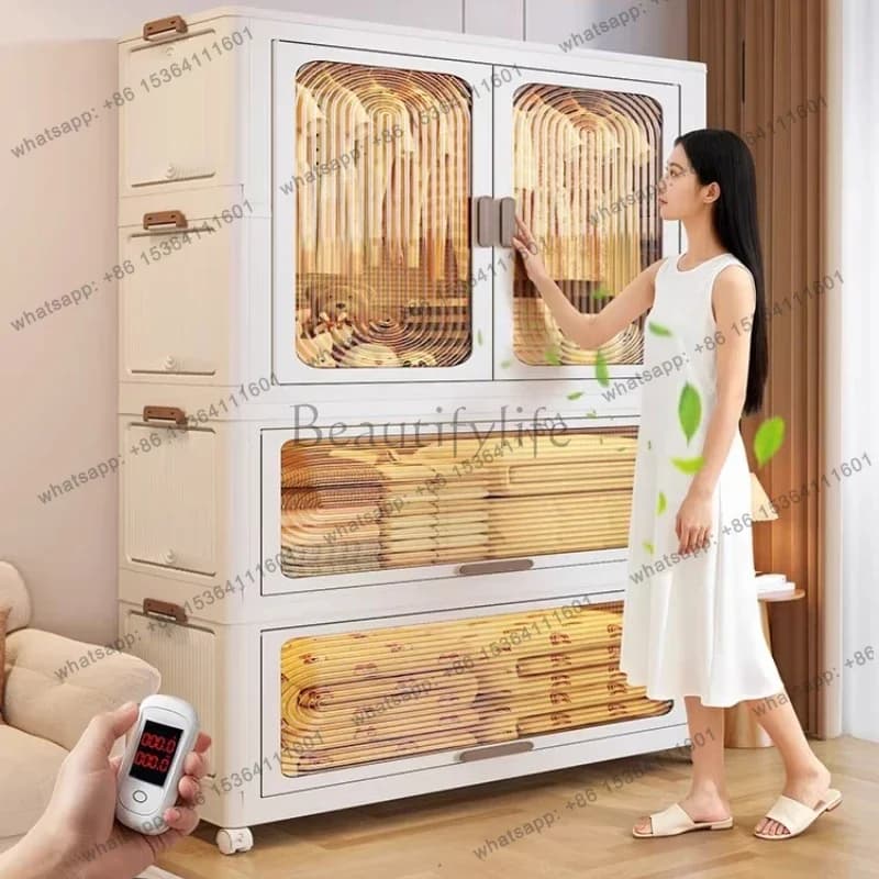 Open Storage Wardrobe Partitions Clothes Modular Small Minimalist Modern Wardrobe Nordic Simple Guarda