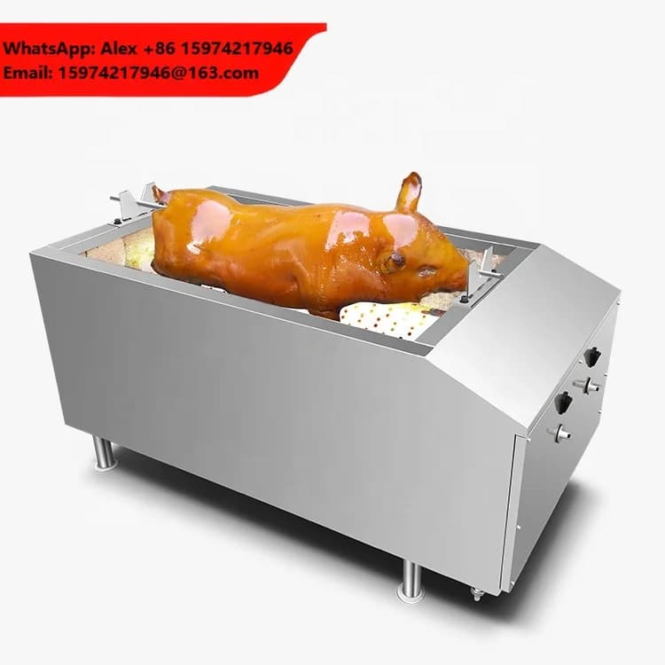 Multipurpose Suckling Whole Pig Roaster Industrial Bbq Grill Chicken Electric Rotisserie Oven Peking Duck Machine