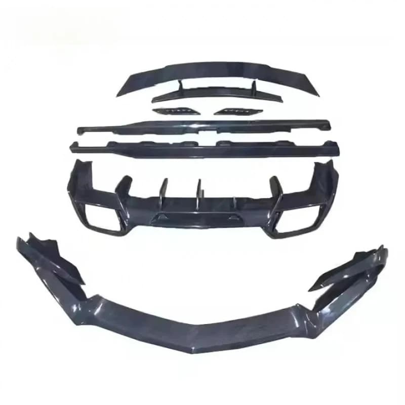 Hot selling popular wet for Upgrade RZ Style Carbon Fiber Front Lip Rear Diffuser BodyKit