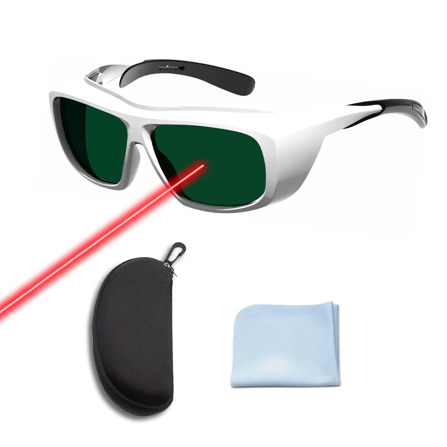 200-450nm & 560-2000nm OD6 CE Certificate  Protection Safety Glasses Protective Glass Welding Cutting Work Glasses Goggles