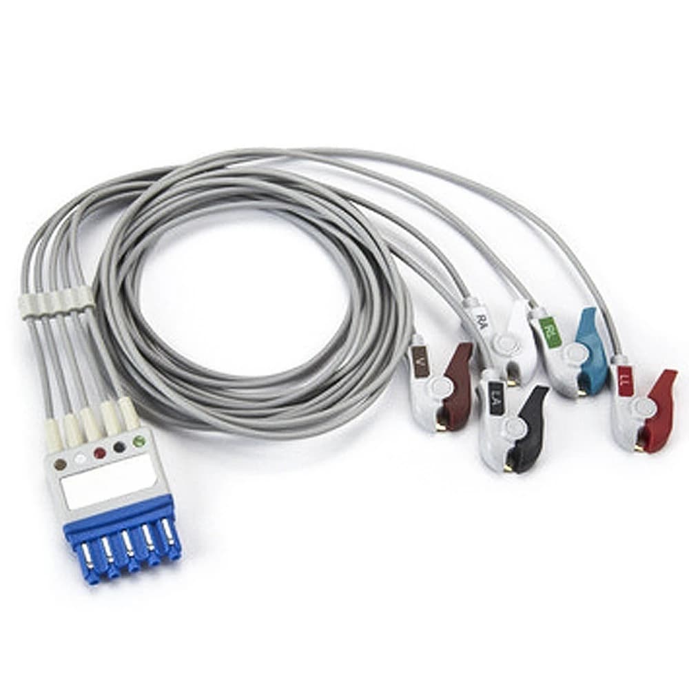 For Phs 5-lead ECG Lead Wire Monitors Alligator Sandwich Connector