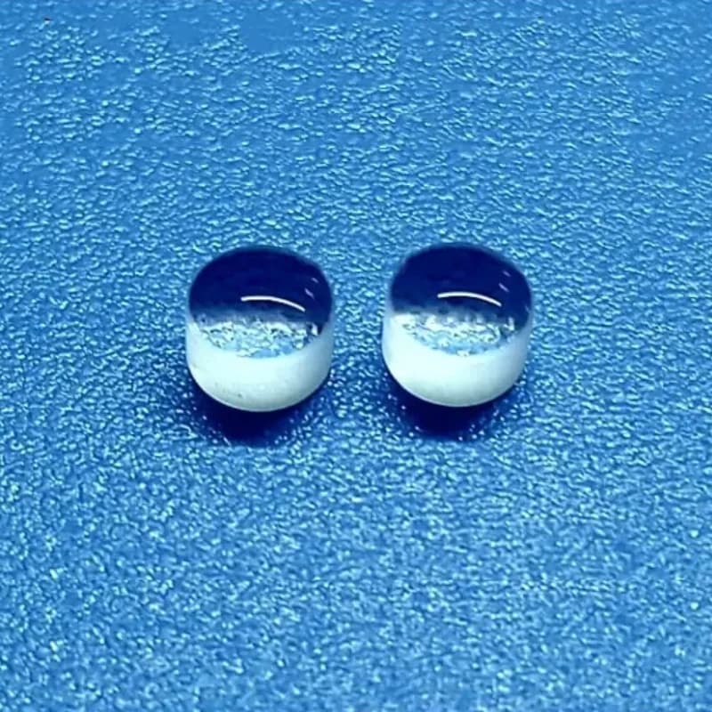 2pcs 4.7mm Aspherical Plano Convex Focusing Lens Focal Length 6.2mm D-ZK2N Optical Glass Lenses Laser Scanning Lentes