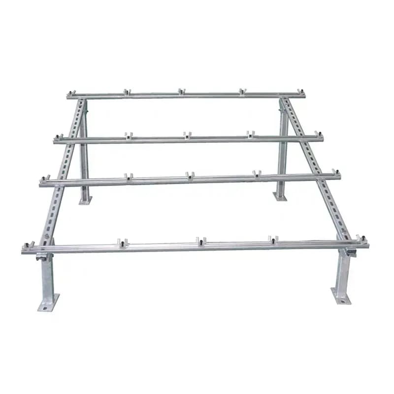Photovoltaic hook bracket accessories Solar panel fixed power generation panel bracket Full set of galvanized C-shaped steel