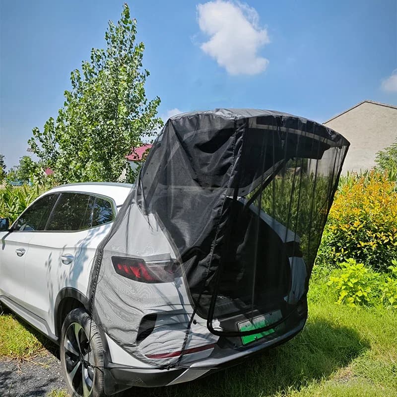 Car Rear Encryption Screen Window Outdoor Camping Mosquito Net Anti-Mosquito Window for Vehicle