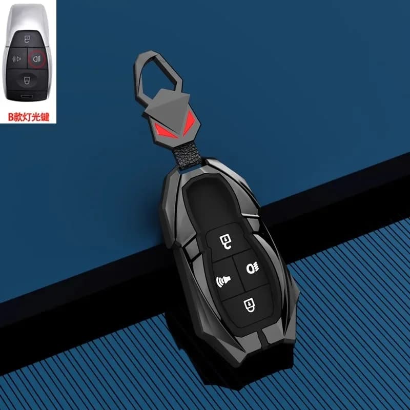 Zinc Alloy Key Cover Shell Fob Case Skin Holder for BAIC BJ30/BJ40/BJ60/BJ80/X7/EU7 2024 Keychain Accessories