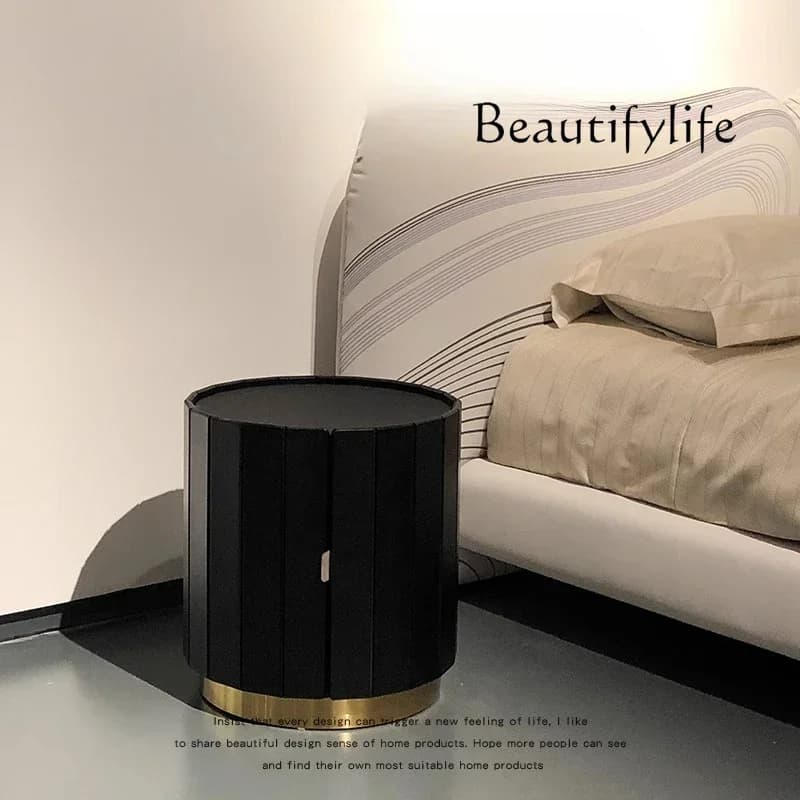 X Nordic Modern Creative Designer Living Room Sofa Bedroom Fashion Leather Storage Bedside Table