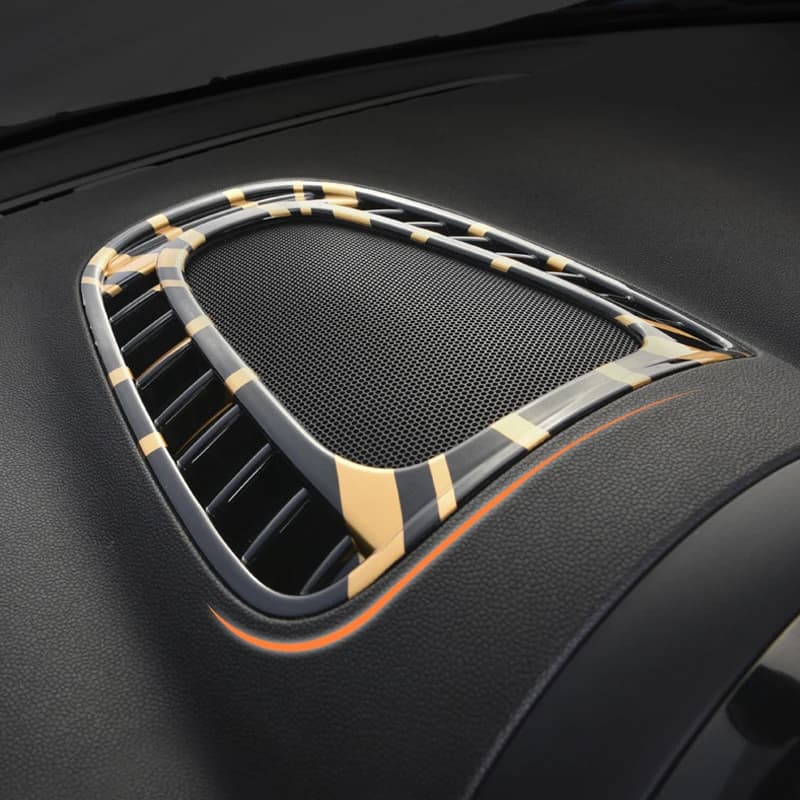 Car Styling Mouldings Air Vent Outlet Cover Trim For Mini Cooper F60 Dashboard Air Conditioning Outlet Grille Decoration Frame