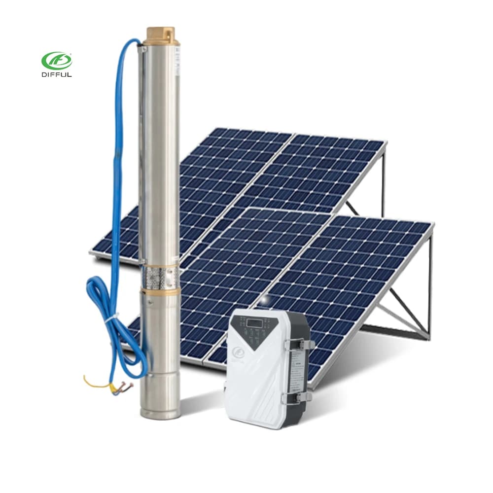 Solar Water Pump  Solar Pump 1hp  3 Inch Submersible Pump for Deep Water Well