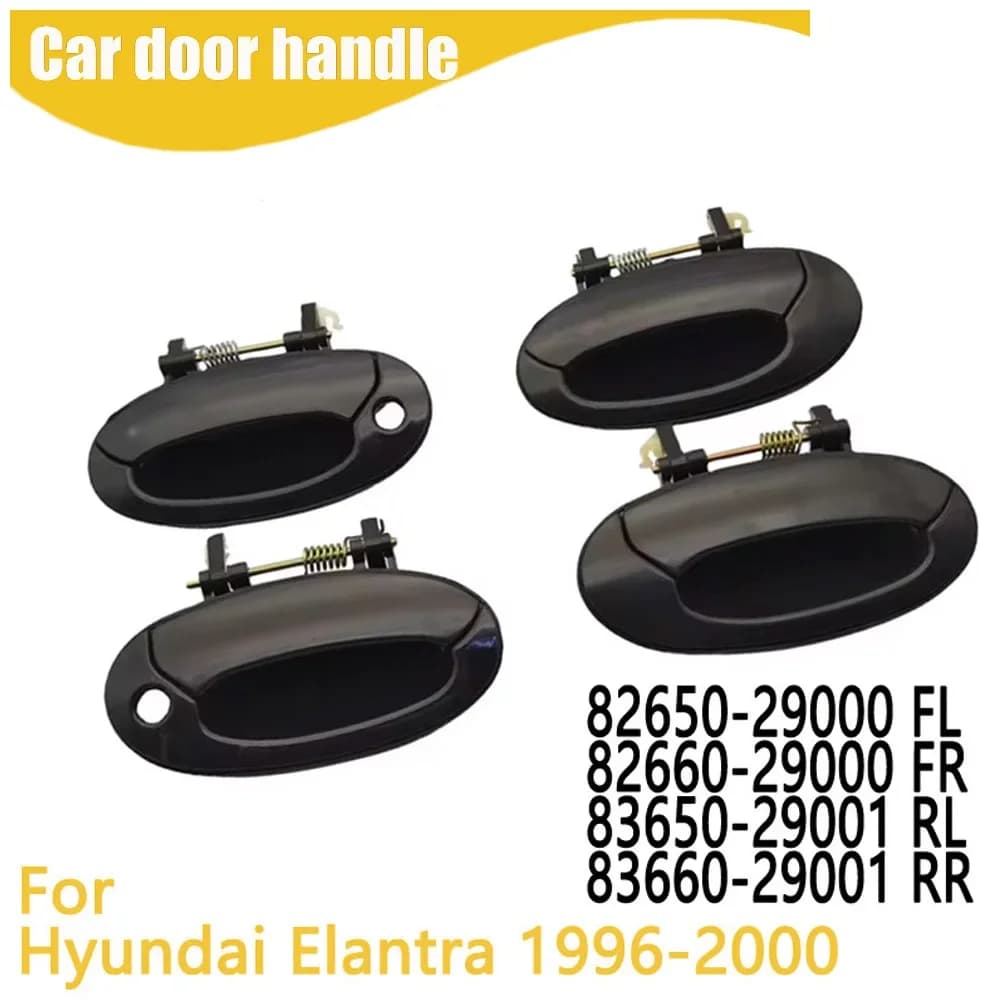Manija de puerta Interior de 4 Uds para Hyundai Elantra 1996-2000 82650-29000 82660-29000 83650-29001 83660-29001