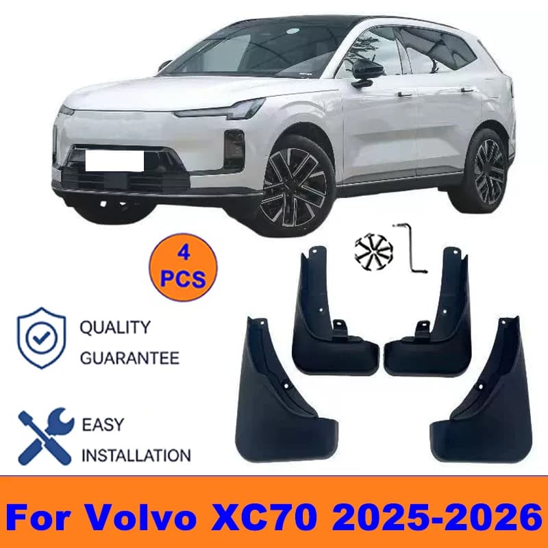 4Pcs Mud Flaps For Volvo XC70 2025-2026 - Splash Guards Front&Rear Wheel Fender Mudguards Car Exterior Protection Accessories