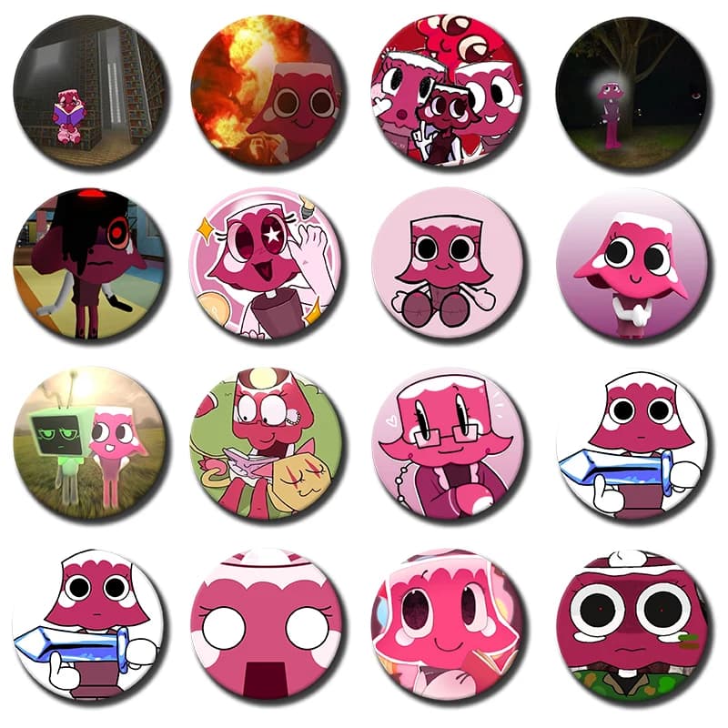 1PC Cartoon Game Character Brightney Button Pin Badge Brightney Brooch Creative Badge for Backpack Clothes Decoration Gift 58mm