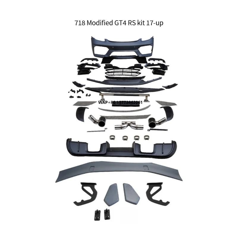 718 Facelift Refit Body Kit Cayman for GT4 Upgrade New Condition Factory Direct  for 2016-2023  718