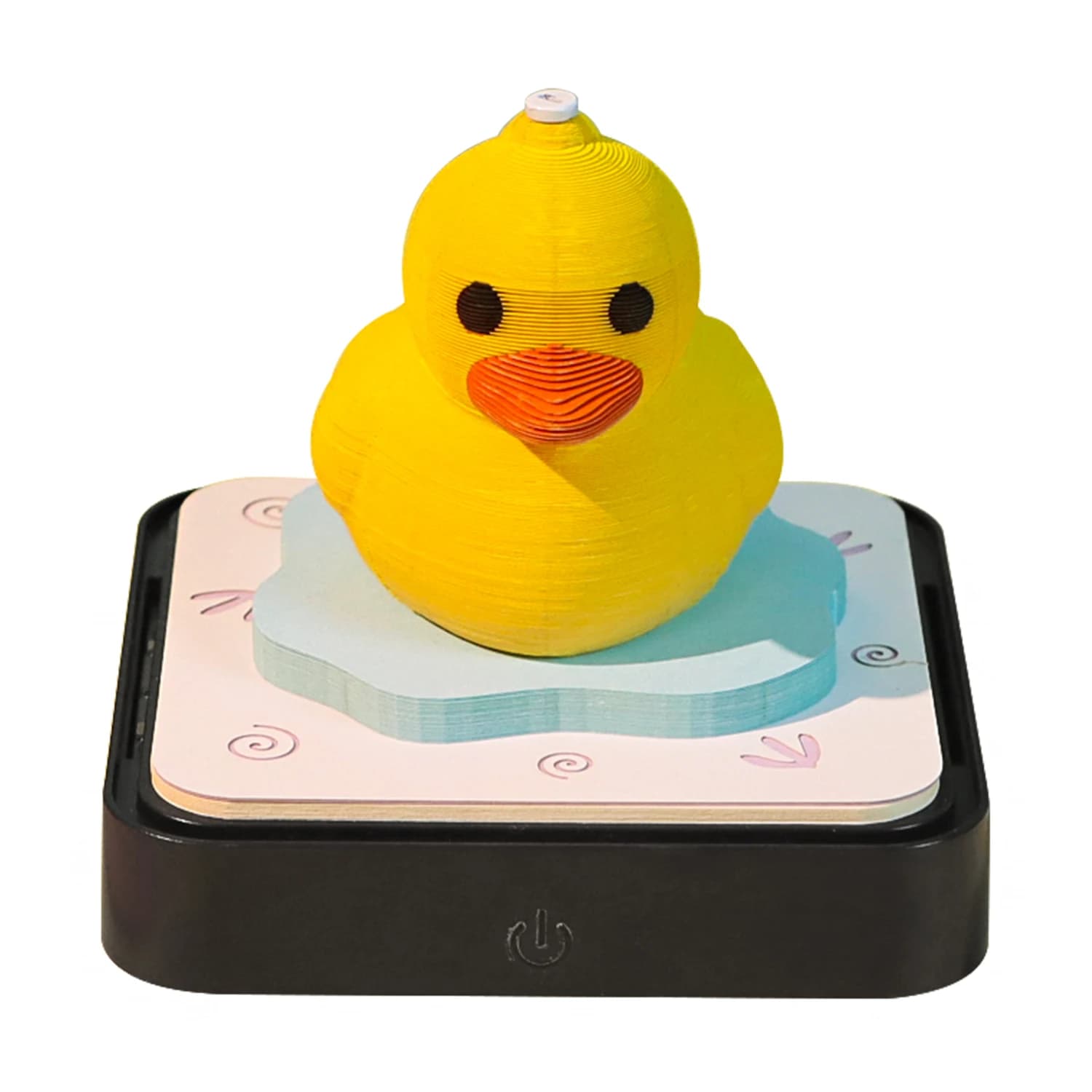 3D Sticky Note Paper Sculpture Kawaii Yellow Duck Model Desktop Stationery Ornaments For Children Gift