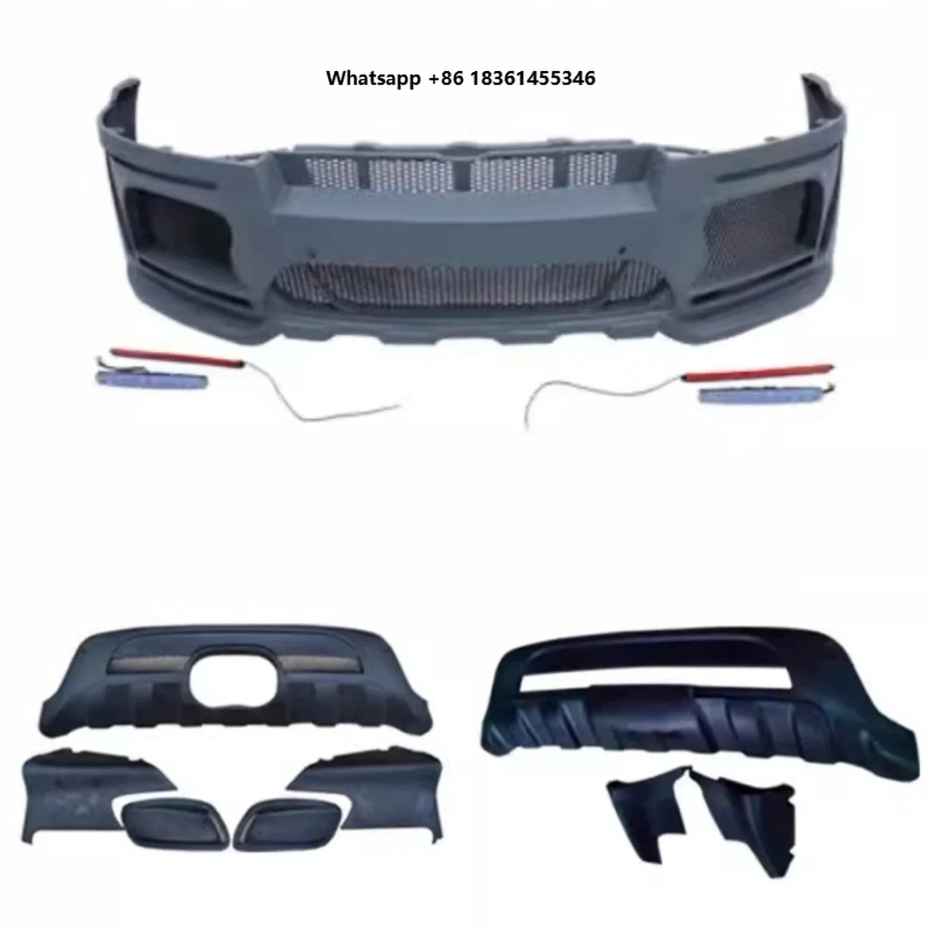 For  X6 2008-2013 Modified New Style Surround Car Accessories Body Kit Front Bumper Assembly Rear Lip Shovel